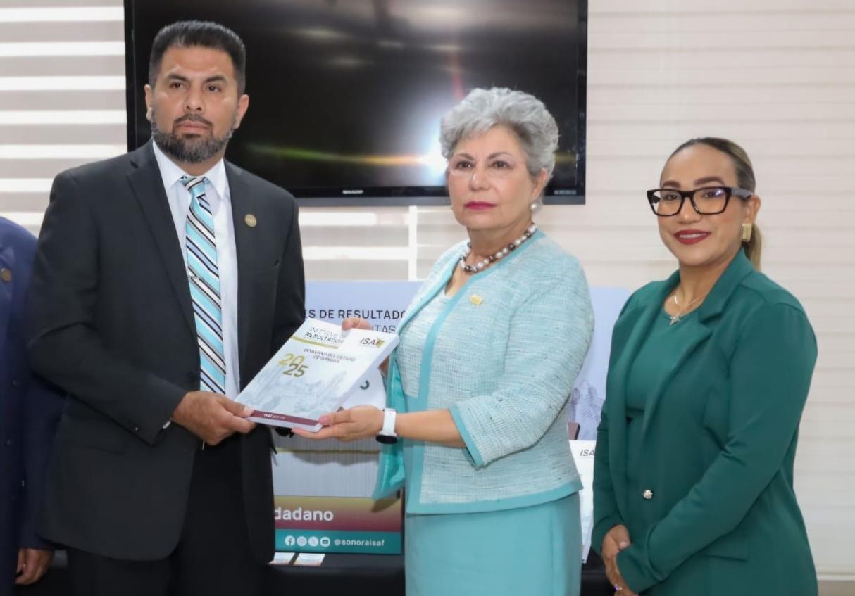 PRESENTA ISAF ANTE CONGRESO DE SONORA INFORME DE RESULTADOS DE LA CUENTA PÚBLICA 2025 PRESENTA ISAF ANTE CONGRESO DE SONORA INFORME DE RESULTADOS DE LA CUENTA PÚBLICA 2025