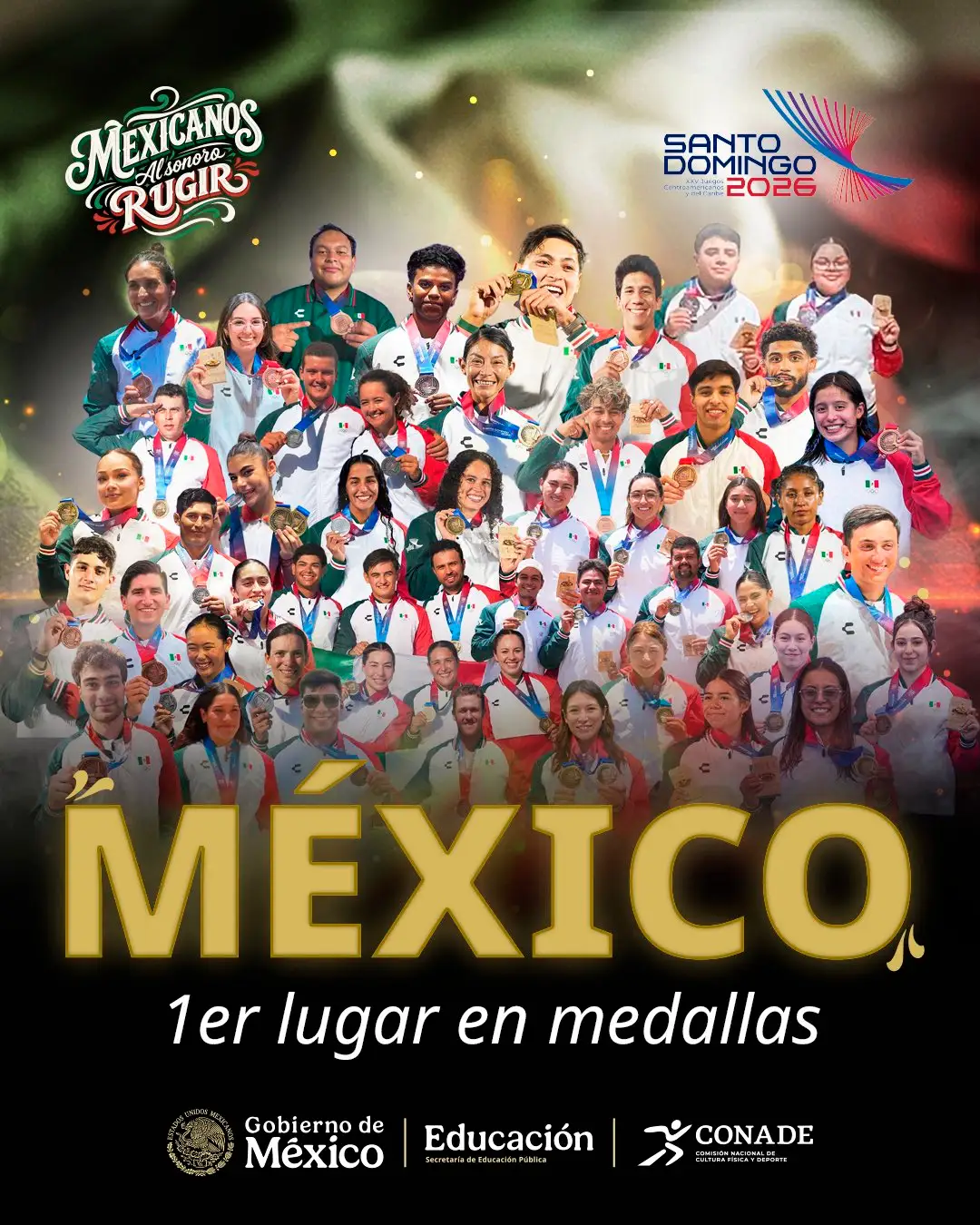 ALCANZA MÉXICO EL PRIMER LUGAR DEL MEDALLERO EN JUEGOS CENTROAMERICANOS ALCANZA MÉXICO EL PRIMER LUGAR DEL MEDALLERO EN JUEGOS CENTROAMERICANOS