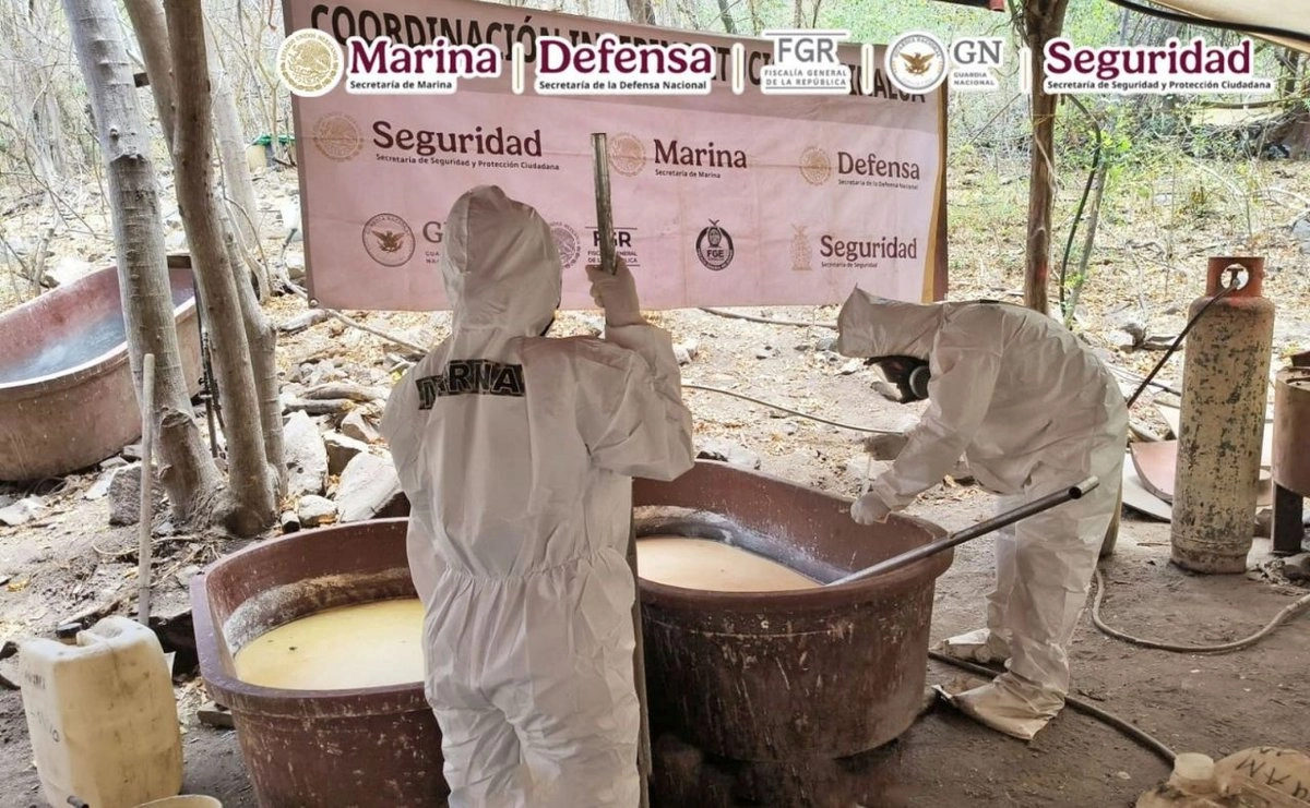 Desmantelan Ejército y Marina narcolaboratorios
