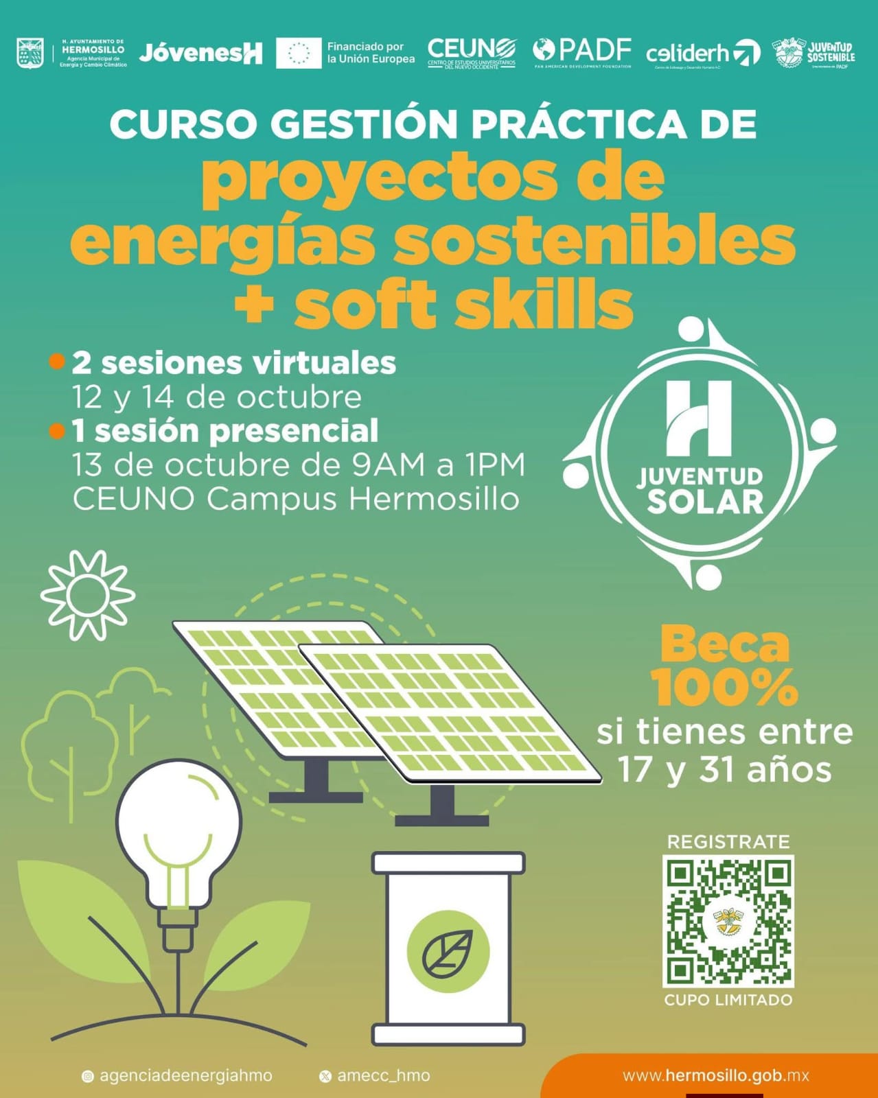 Lanzan en Hermosillo convocatoria Juventud Solar 2026