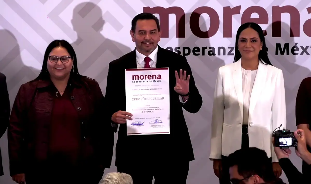 CIERRA MORENA PASO A ANDREA CHÁVEZ; DESIGNA A PÉREZ CUÉLLAR COMO SU CANDIDATO EN CHIHUAHUA