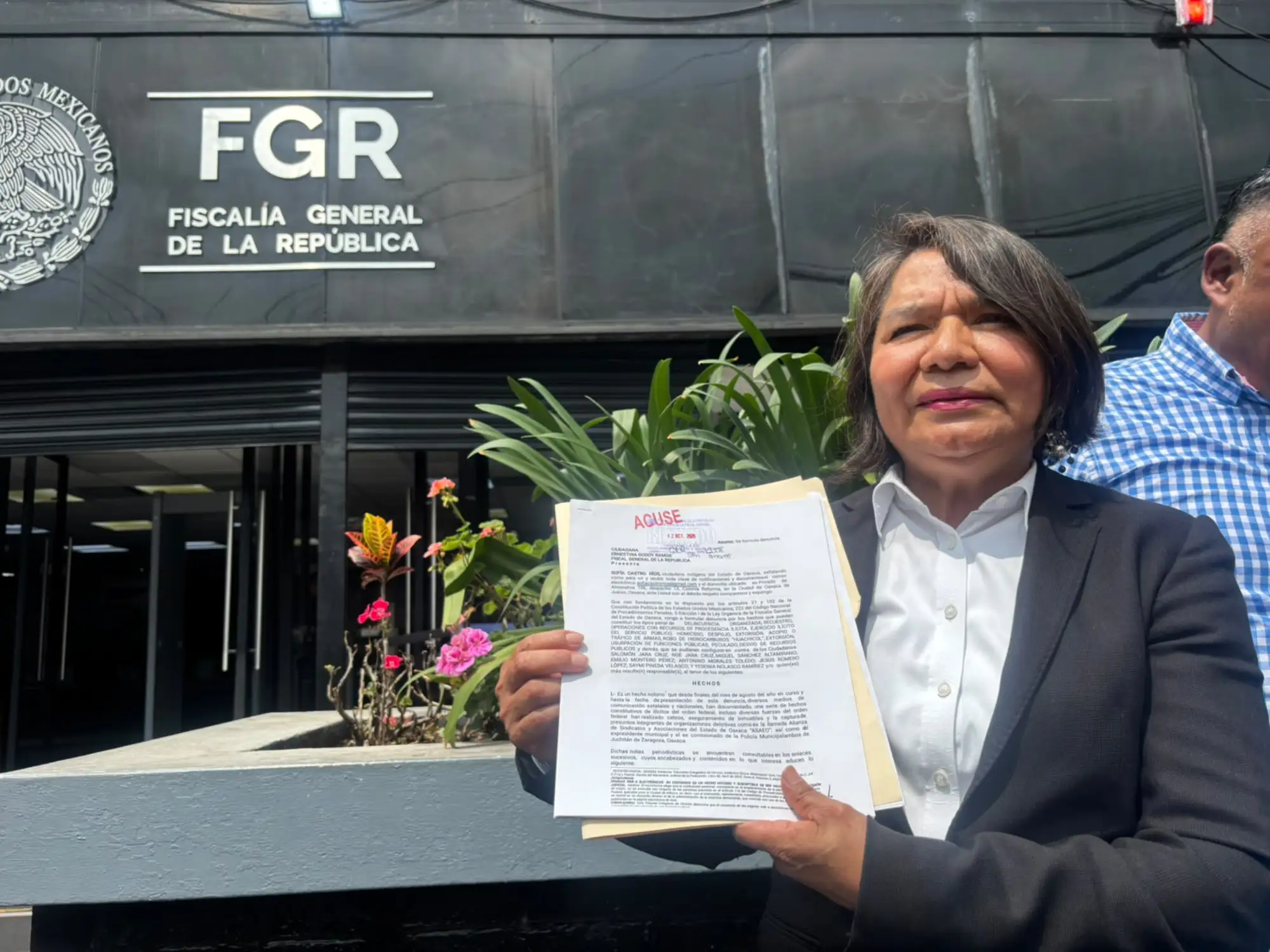 DENUNCIAN ANTE FGR A GOBERNADOR DE OAXACA POR DELINCUENCIA ORGANIZADA