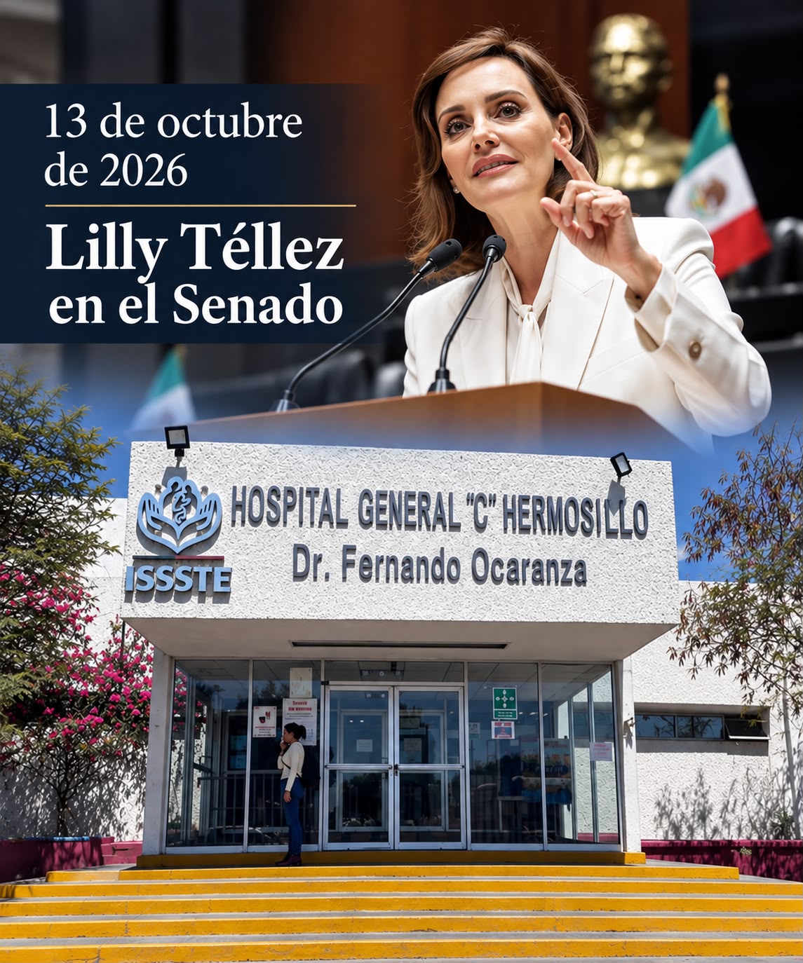 LLEVA SENADORA TÉLLEZ CASO DEL HOSPITAL OCARANZA DEL ISSSTE AL SENADO